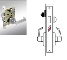 Show details for Cal Royal NM8473 Heavy Duty Grade 1, Dormitory / Bedroom Mortise Lockset Cal Royal NM8473